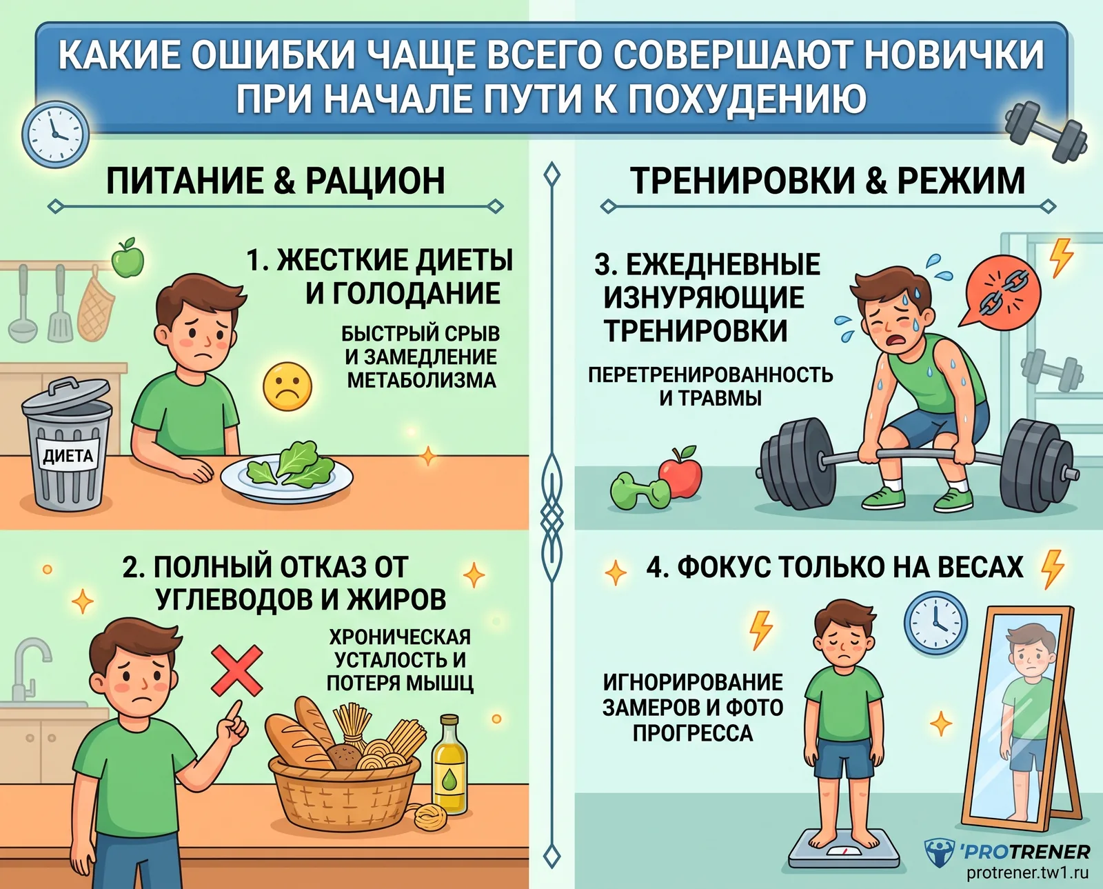 Питание и тренировки: как рассчитать норму калорий — фотография из NIKIFOROV